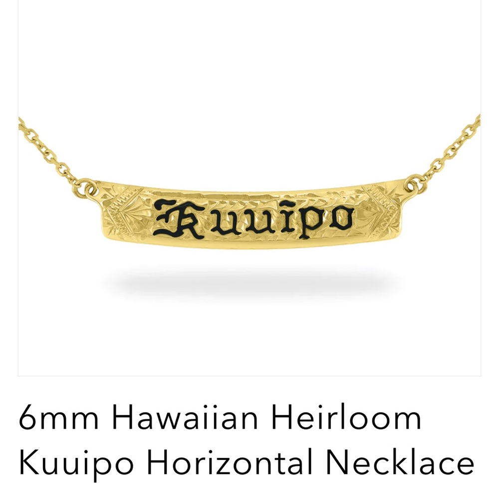 Na Hoku Hawaiian Heirloom Necklace Kuuipo